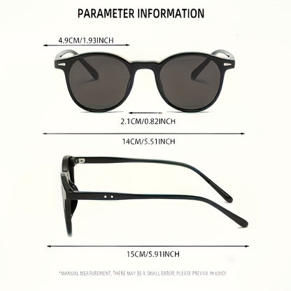 Round Frame Glasses for Small Faces Retro Unisex Festival Sunglasses