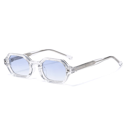 Retro Square UV Sunglasses with Thick Frame Designer Style for Men & Women