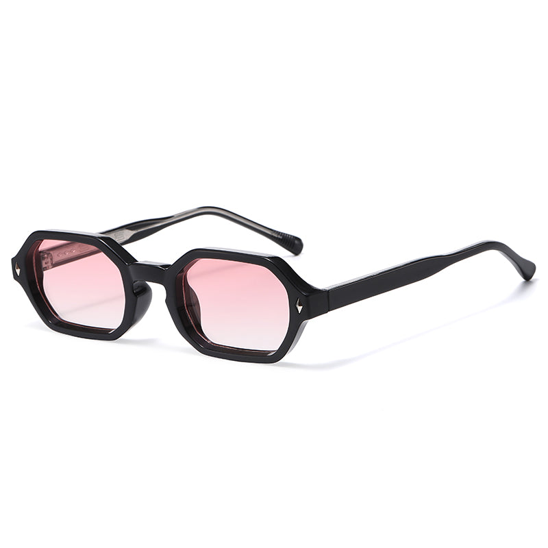Retro Square UV Sunglasses with Thick Frame Designer Style for Men & Women