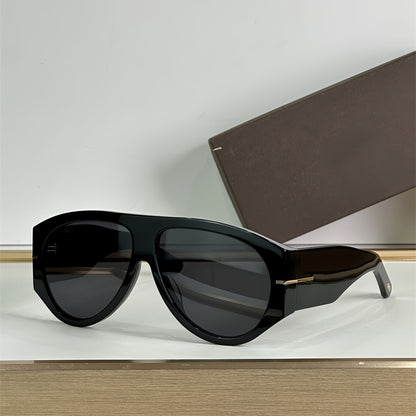 Luxury Oversized Pilot Sunglasses UV400 Retro Aviator Driving Shades for Women & Men