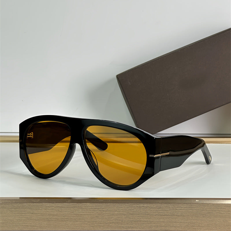 Luxury Oversized Pilot Sunglasses UV400 Retro Aviator Driving Shades for Women & Men