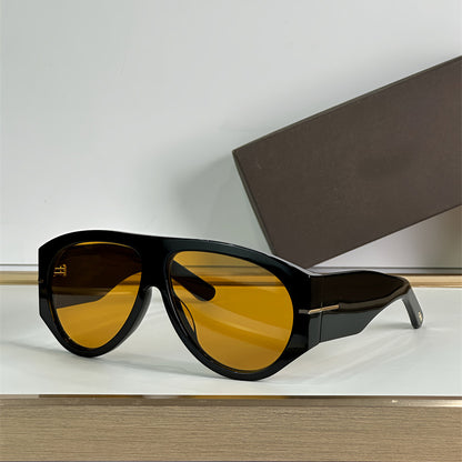 Luxury Oversized Pilot Sunglasses UV400 Retro Aviator Driving Shades for Women & Men