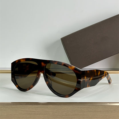 Luxury Oversized Pilot Sunglasses UV400 Retro Aviator Driving Shades for Women & Men