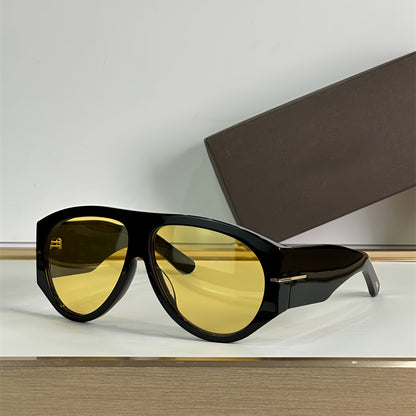 Luxury Oversized Pilot Sunglasses UV400 Retro Aviator Driving Shades for Women & Men