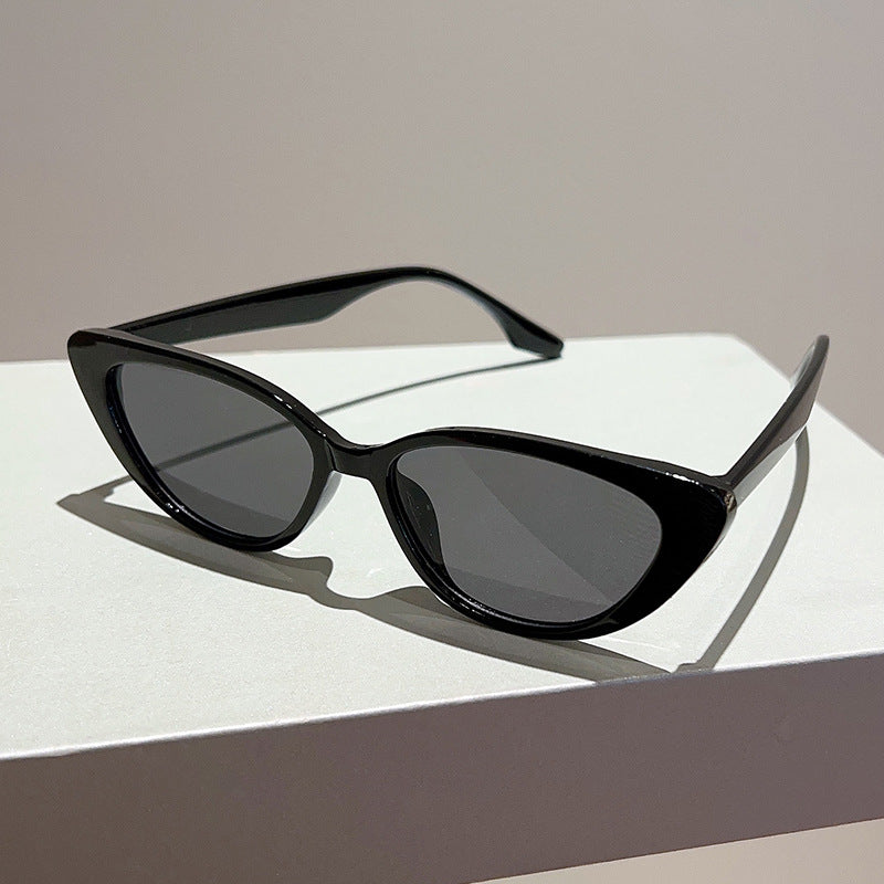 Cat Eye Sunglasses for Women Small Frame Leopard Fashion Shades