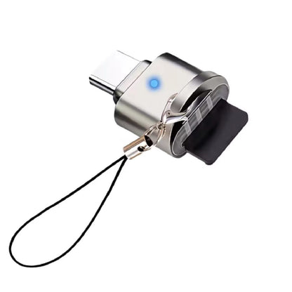 USB C SD Card Reader with USB OTG Adapter for SD and TF Memory Cards