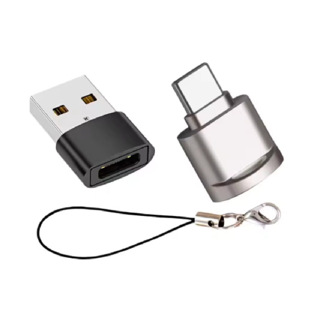USB C SD Card Reader with USB OTG Adapter for SD and TF Memory Cards