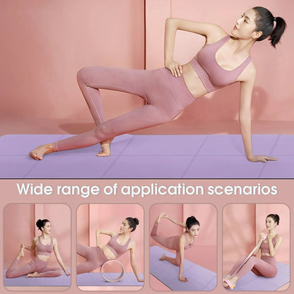 Purple Foldable Travel Yoga & Fitness Mat