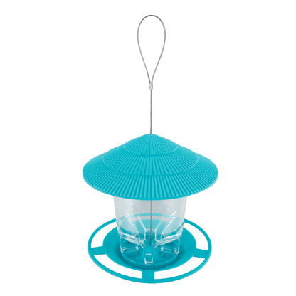 Hanging Bird Feeder House for Outdoor Garden Wild Birds with Weather Resistant Design