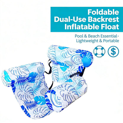 Heavy Duty Inflatable Pool Float Lounge Chair for Adults Floating Pool Chair for Lake & Beach Relaxation