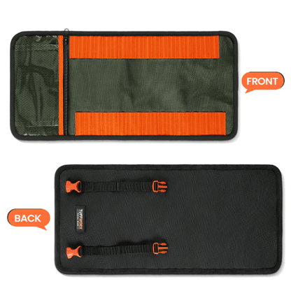 Heavy Duty Tool Roll Up Bag – Portable Foldable Tool Organizer for Mechanics, DIY & Father's Day Gifts