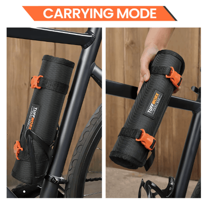Heavy Duty Tool Roll Up Bag – Portable Foldable Tool Organizer for Mechanics, DIY & Father's Day Gifts