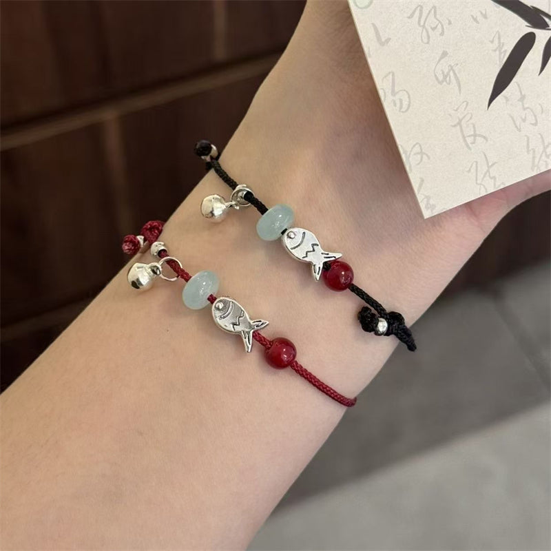 Lucky Koi Fish Bracelet Matching Couple Bracelets for Love, Friendship & Anniversary Gifts