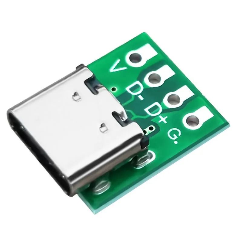 High-Speed 16-Pin Type-C USB 3.1 Connector Test PCB Board Module