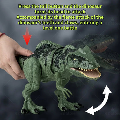 Jurassic World Strike N Roar Giganotosaurus Toy Interactive Dinosaur Figure with Lights and Sounds