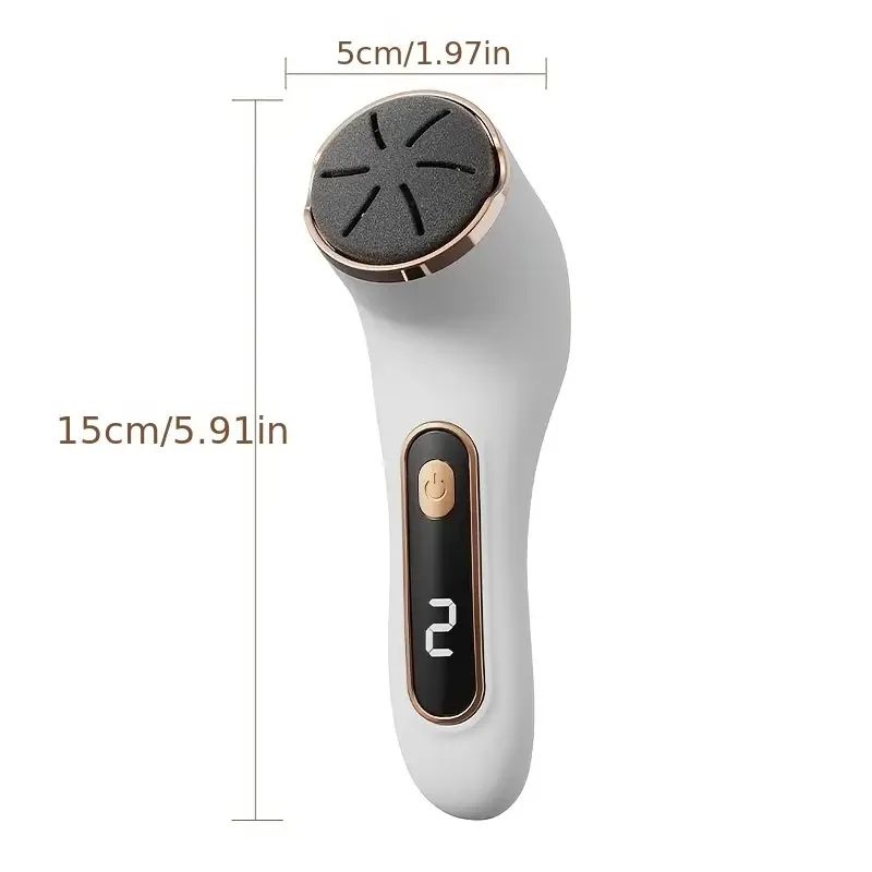 Rechargeable Electric Foot Callus Remover with Digital Display