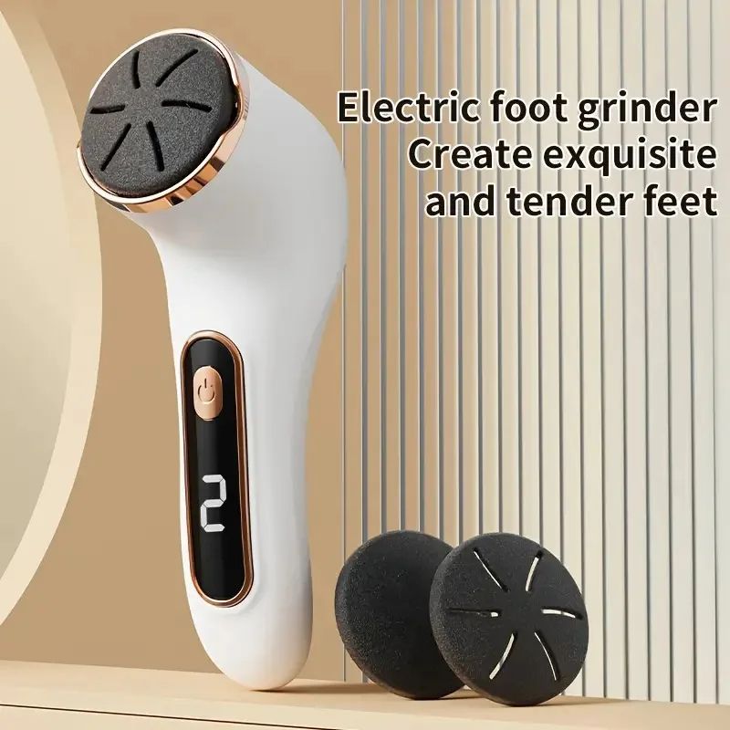 Rechargeable Electric Foot Callus Remover with Digital Display