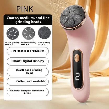 Rechargeable Electric Foot Callus Remover with Digital Display