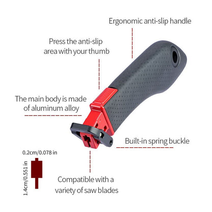 Manual Reciprocating Saw Handle Wrench (Universal Quick-Release)