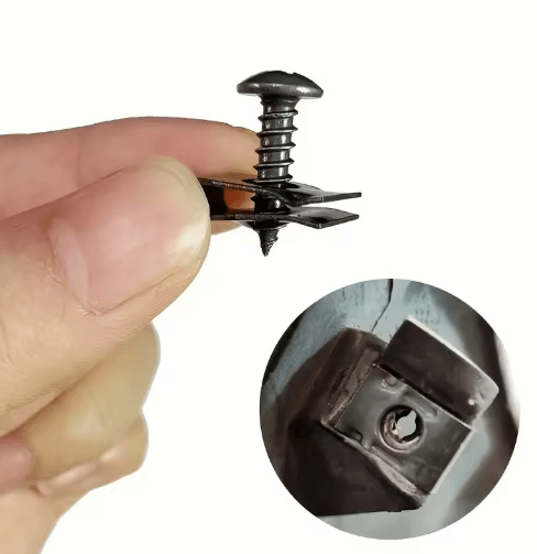 Mixed U-Type Car Trim Clips with Screws – Anti-Rust Fender & Bumper Fastener Kit for Automotive Repairs