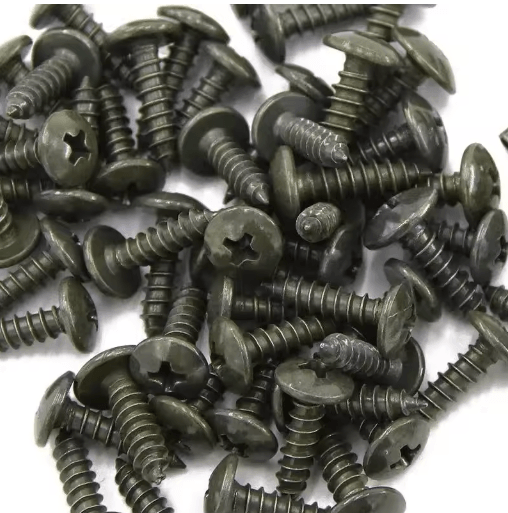 Mixed U-Type Car Trim Clips with Screws – Anti-Rust Fender & Bumper Fastener Kit for Automotive Repairs