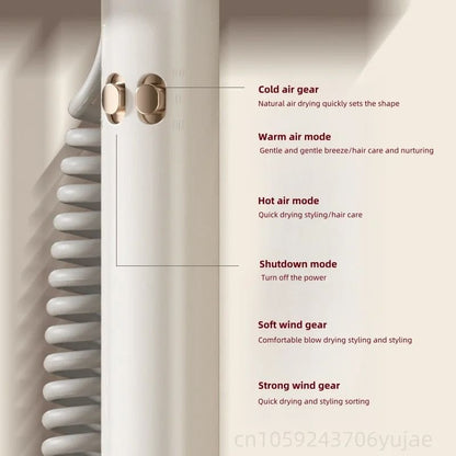 2200W Professional Silent Wall-Mounted Hotel Bathroom Hair Dryer