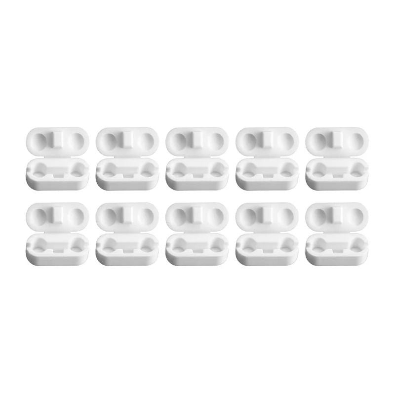 10PCS Roller Blind Pull Cord Chain Connectors Plastic Curtain Chain Joiners Replacement Clips