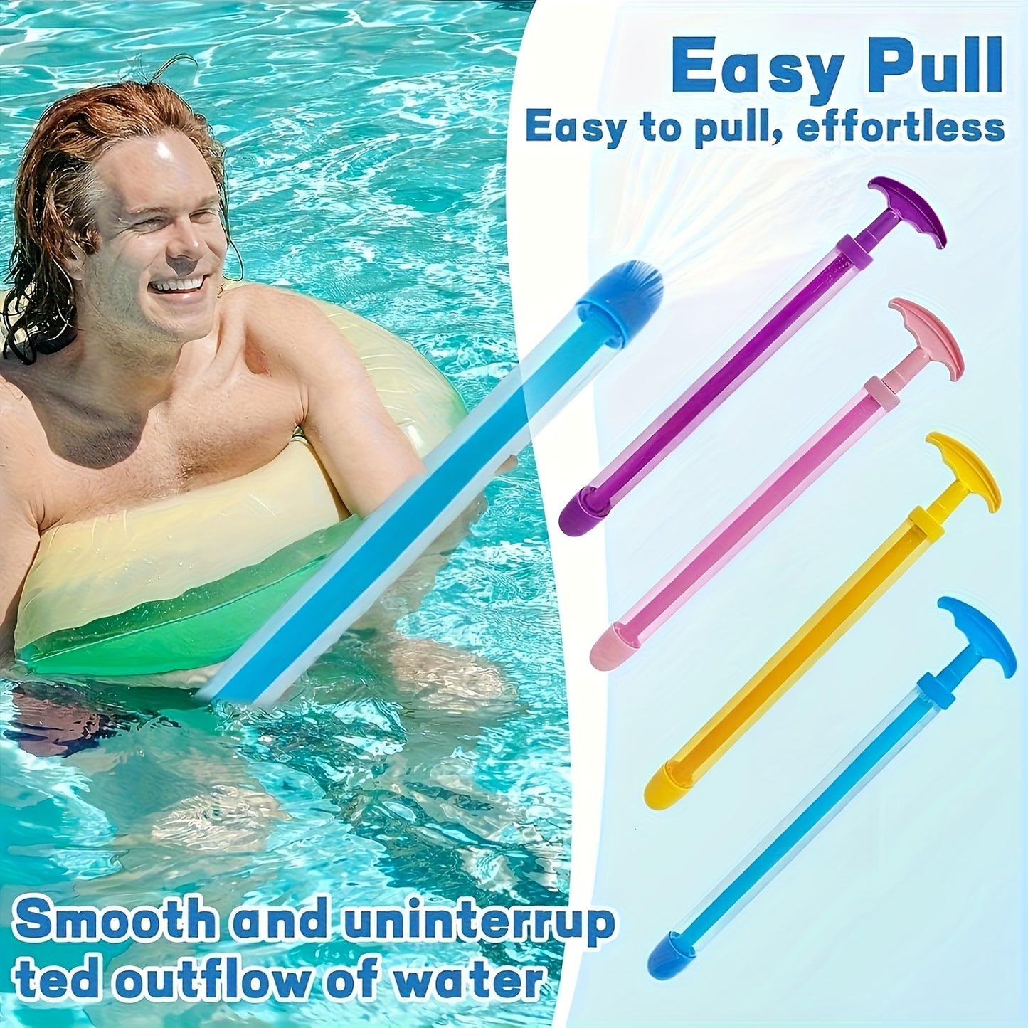 Fireworks Water Gun Long Range Water Blaster for Kids & Adults Summer Pool Toy