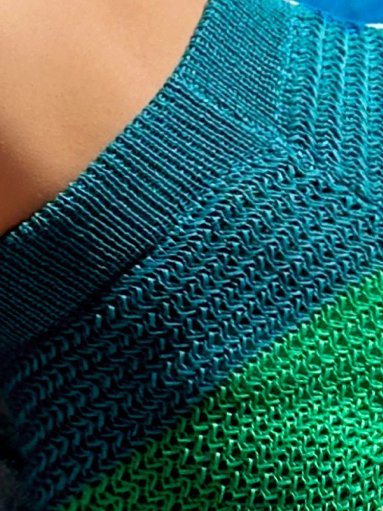 Chic Hollow Out Knitted Summer Shorts Breathable High Waisted Beach Cover Up