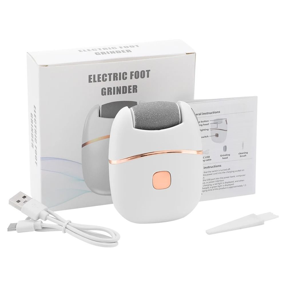 Portable Rechargeable Electric Foot Grinder & Ergonomic Callus File