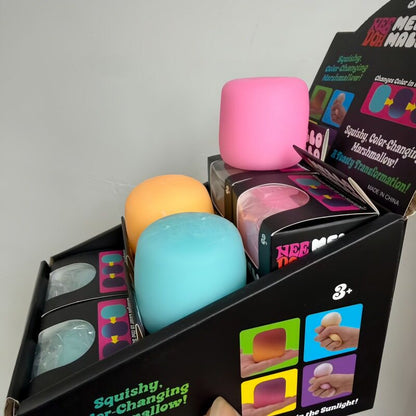 Nee Doh Mello Mallo Squishy Stress Toy Color Changing Sensory Fidget Toy