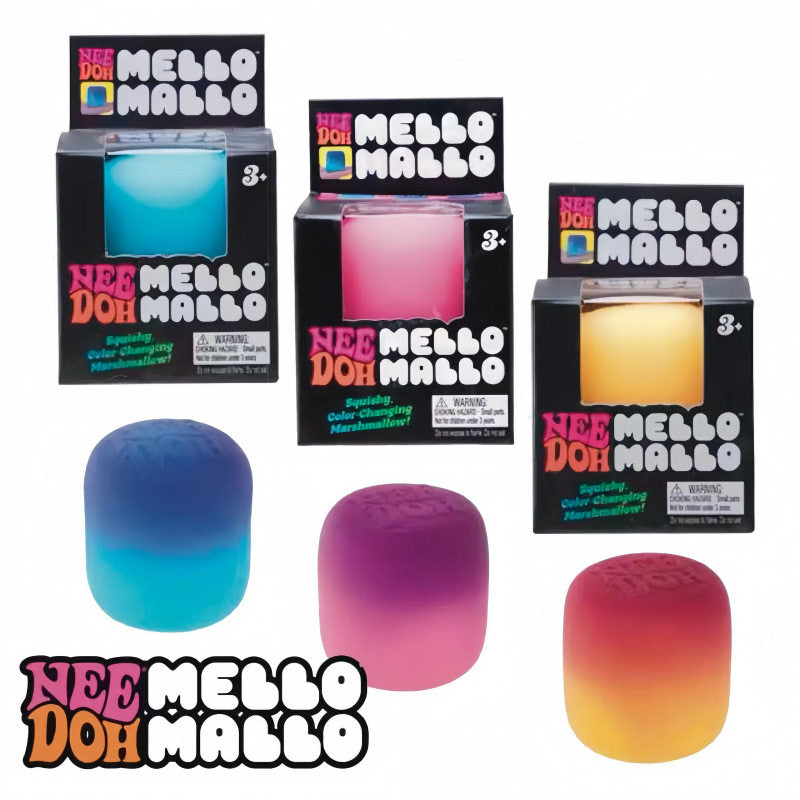 Nee Doh Mello Mallo Squishy Stress Toy Color Changing Sensory Fidget Toy