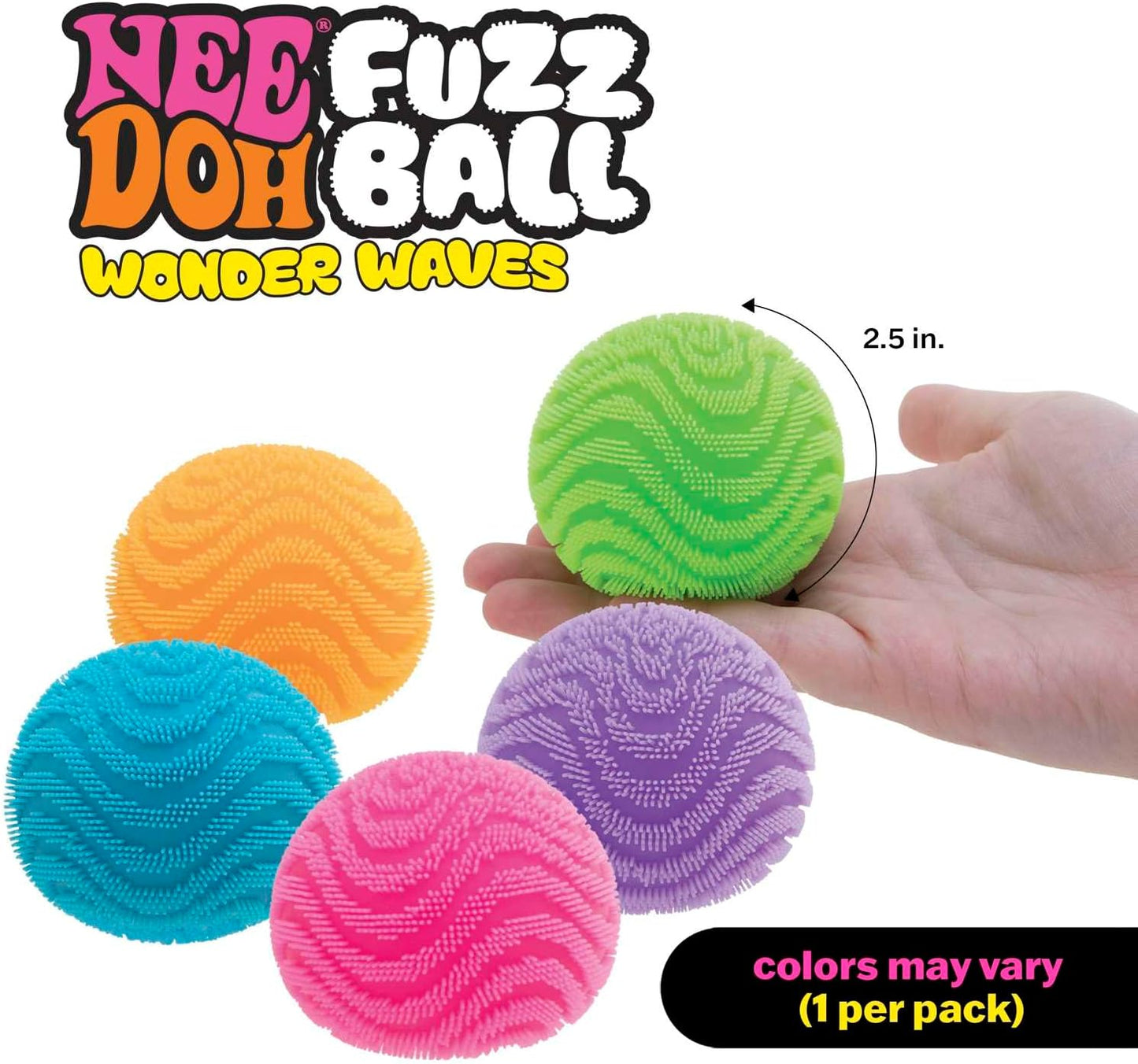 NeeDoh Stress Relief Toy Fuzz Ball Blind Box Toy Soft Sensory Squishy Toy