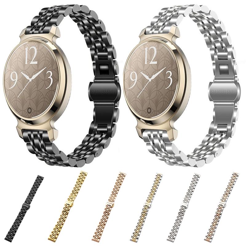 Garmin Lily 2 Stainless Steel Watch Band 14mm Elegant Replacement Metal Strap
