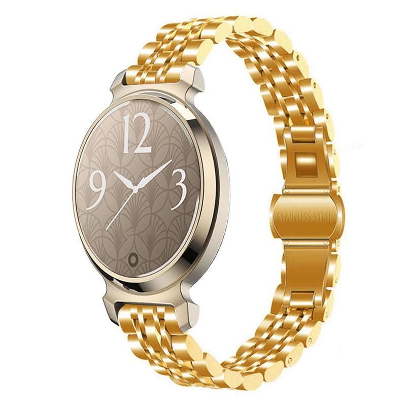 Garmin Lily 2 Stainless Steel Watch Band 14mm Elegant Replacement Metal Strap