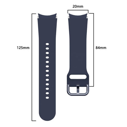 Samsung Galaxy Watch 6 Classic Silicone Sport Watch Band Colorful Adjustable Replacement Strap
