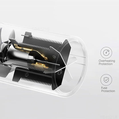 Portable 1600W Negative Ion Foldable Hair Dryer with Adapter