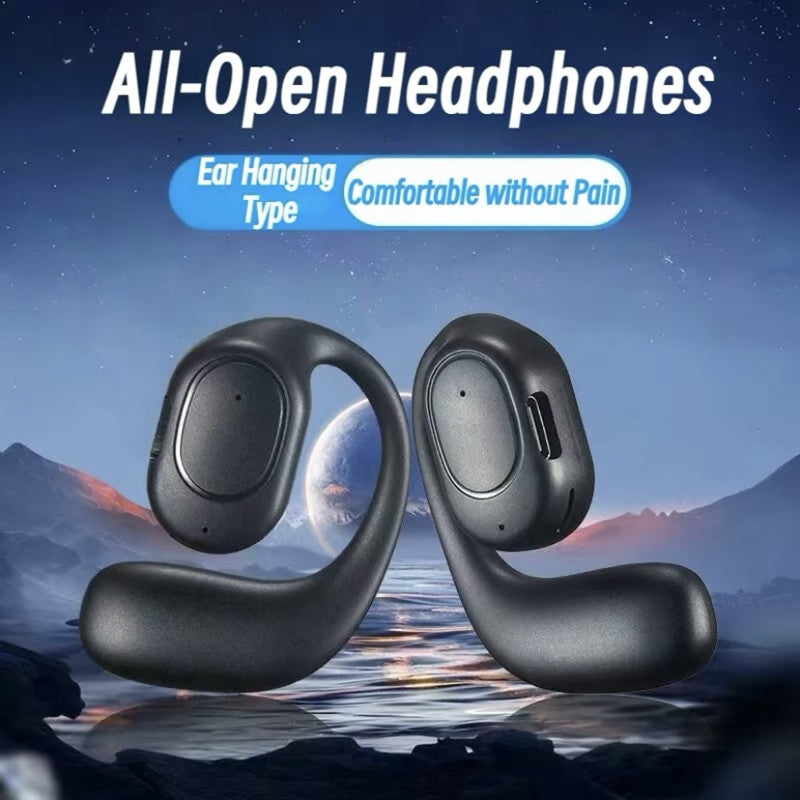 Open Ear Bluetooth Earbuds Air Conduction Wireless Sports Ear Hook Headphones