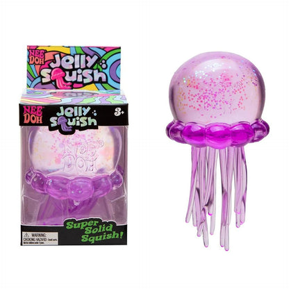NeeDoh Fuzz Ball Jellyfish Stress Relief Toy Blind Box Sensory Squishy Fidget Gift