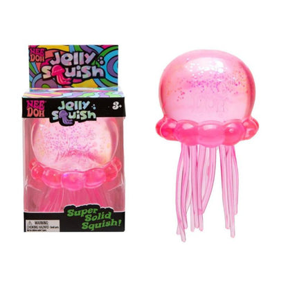 NeeDoh Fuzz Ball Jellyfish Stress Relief Toy Blind Box Sensory Squishy Fidget Gift
