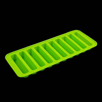 FlexFreeze Silicone Ice Cube Mold Long Ice Cube Tray for Chocolate, Cookies & DIY Treat