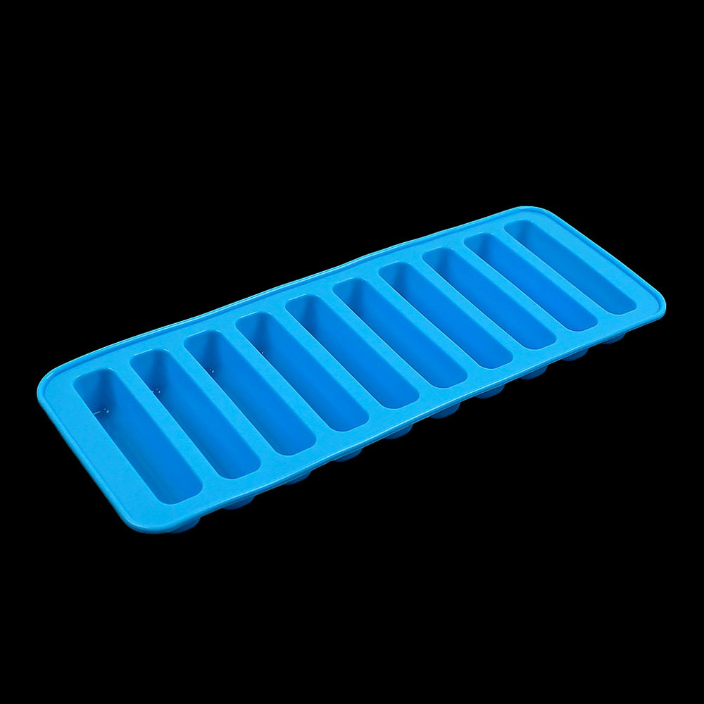 FlexFreeze Silicone Ice Cube Mold Long Ice Cube Tray for Chocolate, Cookies & DIY Treat