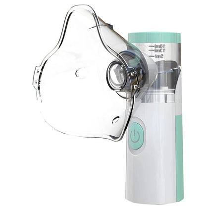 Portable Mesh Nebulizer with Adult and Child Masks for Quiet Inhalation Therapy