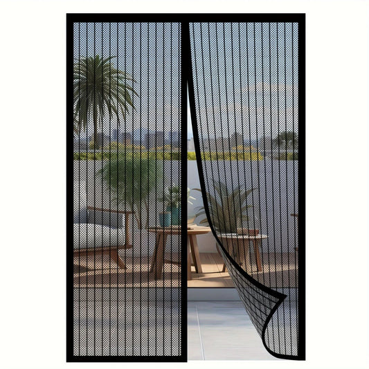 Magnetic Screen Door Heavy Duty Mesh Door Curtain