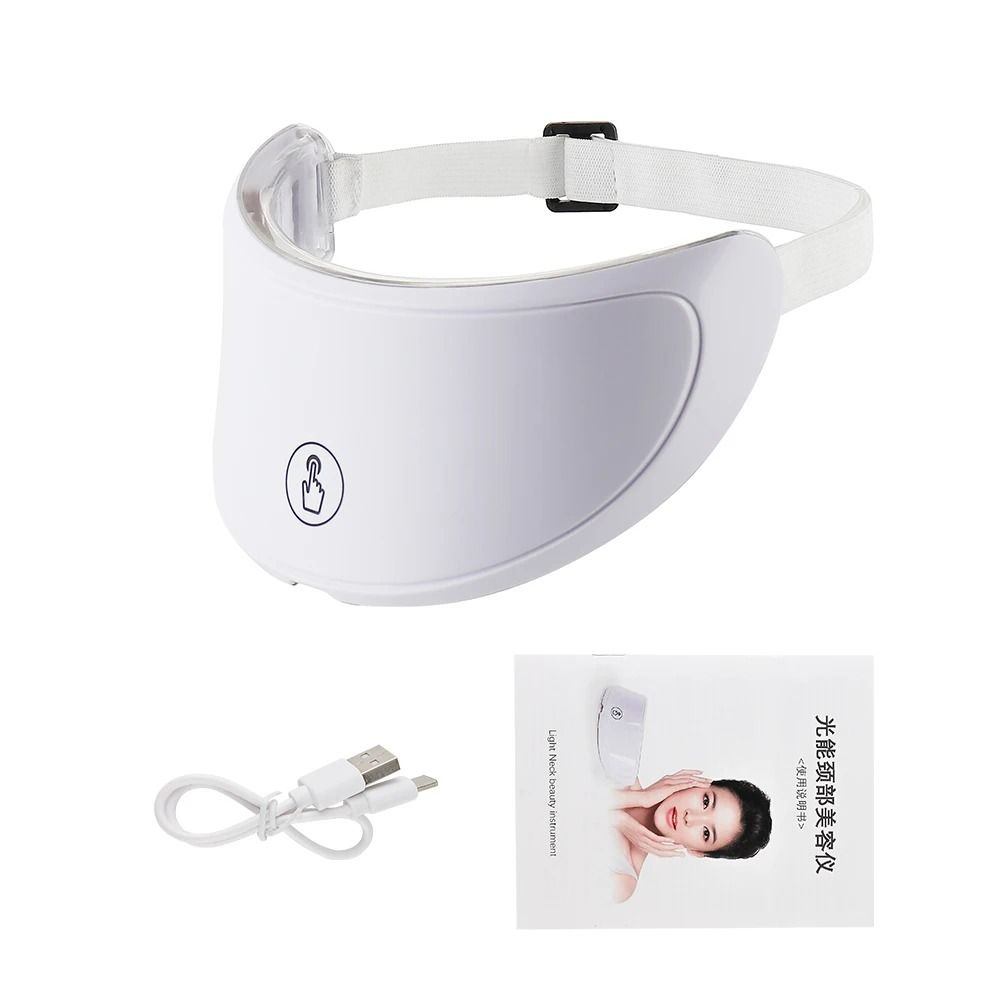7-Color LED Facial & Neck Light Therapy Mask Set