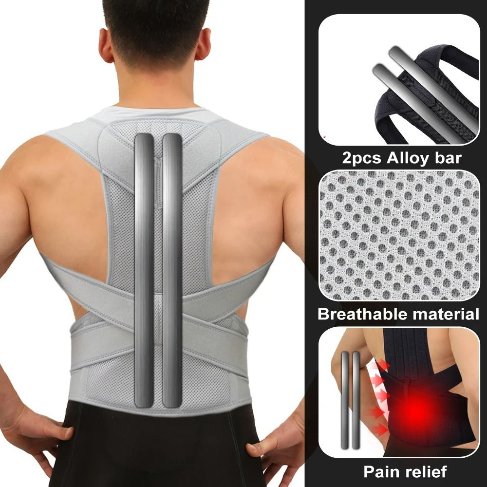 Full Back Scoliosis Posture Corrector & Lumbar Support Brace