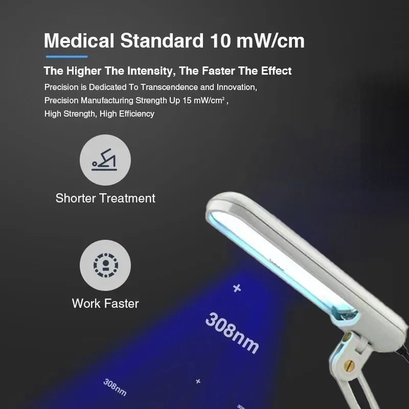 311nm Narrowband UVB Medical Grade Phototherapy Lamp for Skin Health Management1
