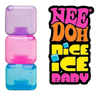 NeeDoh Nice Cube Squishy Stress Toy for Adults & Kids Sensory Fidget Toy for Stress & Focus