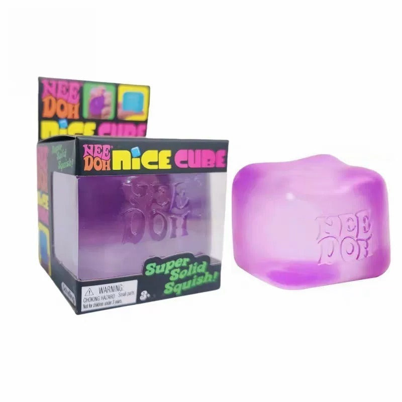 NeeDoh Nice Cube Squishy Stress Toy for Adults & Kids Sensory Fidget Toy for Stress & Focus