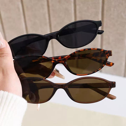 Retro Oval Sunglasses Set for Women Cat Eye UV Vintage Shades